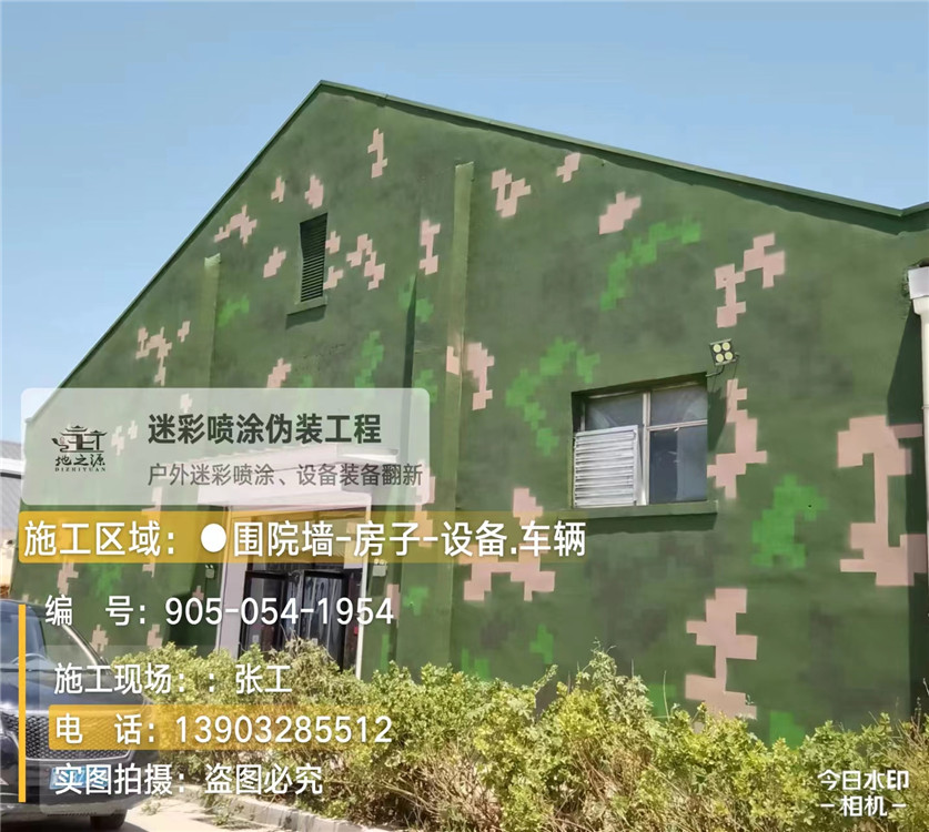 红桥外墙数码迷彩漆施工报价清单（100㎡标准墙面测算）